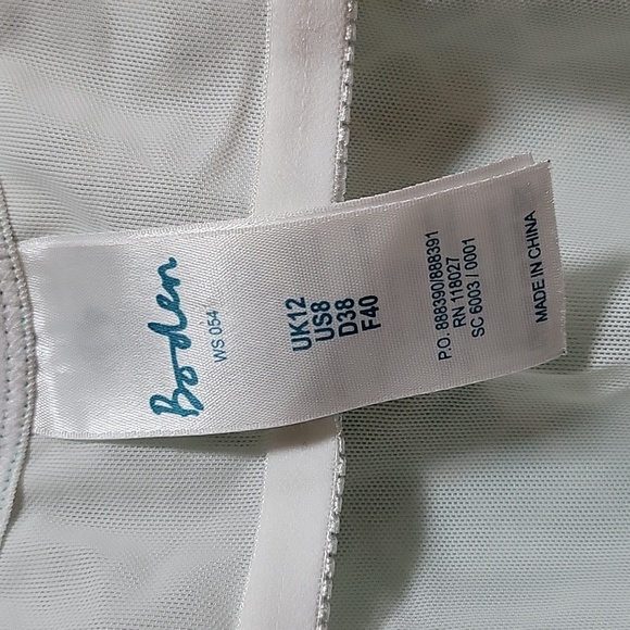 NWOT- Boden Ruffle Bandeau One Piece Swimsuit w/Detachable Straps - Picture 6 of 6